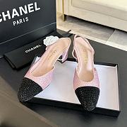 Chanel Strass Pink Slingback 65mm - 6