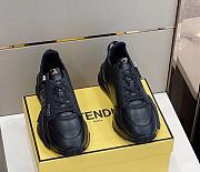 Fendi Black FF Sneakers - 1