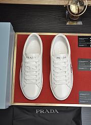 Prada White Leather Sneakers - 2