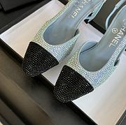 Chanel Strass Blue Slingback 65mm - 2