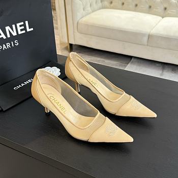 Chanel Pointed Mesh Heels (3 colors)