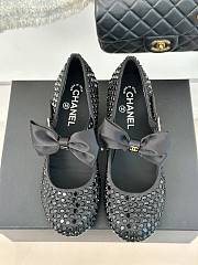 Chanel Mary janes shoes Satin, Rhinestones & Grosgrain  - 2