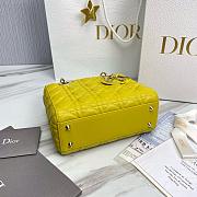 Dior Lady Small Bag 20cm Yellow Color  - 3