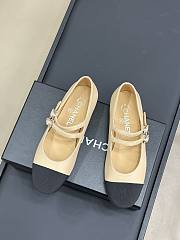 Chanel Mary Jane double strap flat shoes - 1