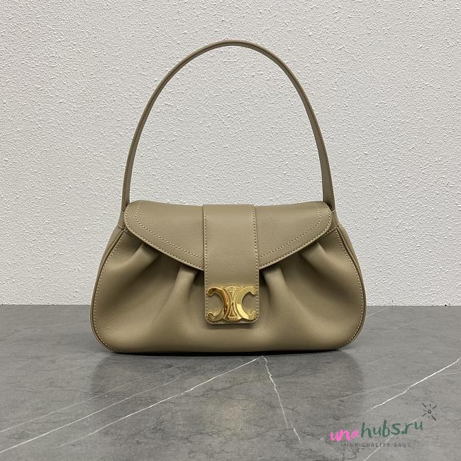 CELINE Medium Polly Bag in Supple Calfskin - 33 X 19 X 9 CM - 1