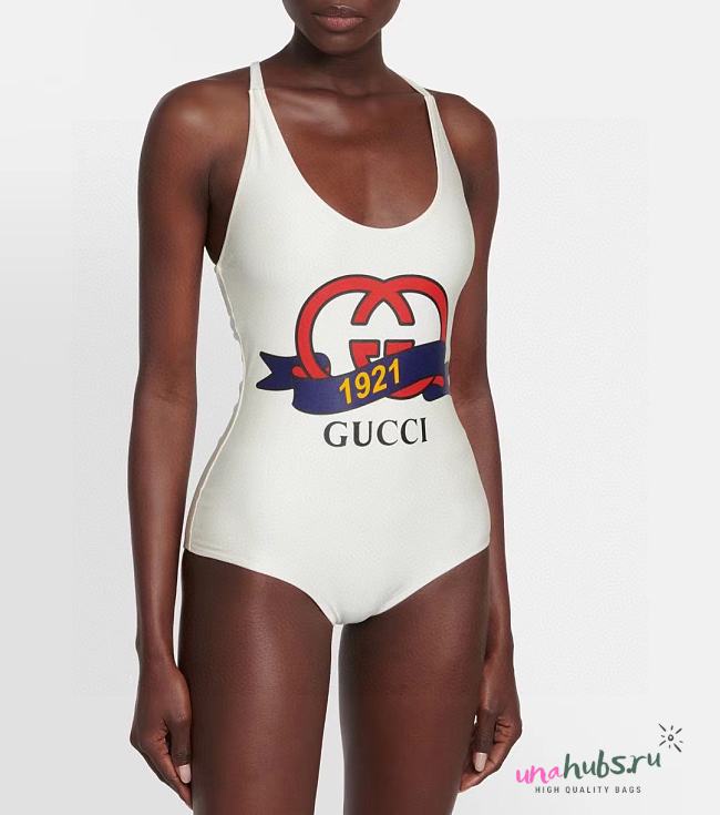 GUCCI SPARKLING JERSEY SWIMSUIT - 1