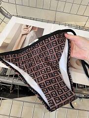 Fendi FF Brown Bikini - 4