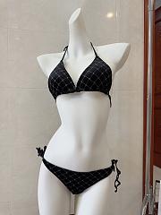 Chanel Black Velvet Bikini - 1