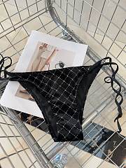 Chanel Black Velvet Bikini - 2