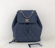 Chanel Business Afinity Blue Blacpack -25x24x17cm - 1