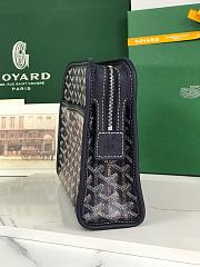 Goyard Jouvence MM Toiletry Navy Blue Bag - 19x7x24.5cm - 2