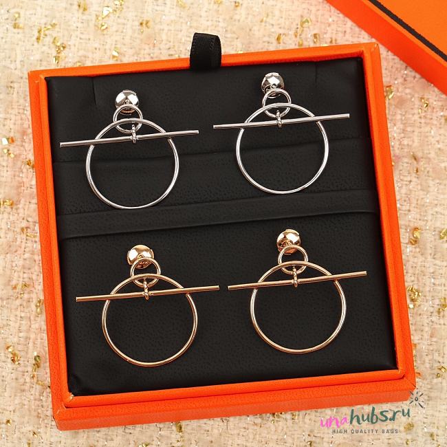 Hermes Loop Earrings - 1