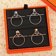 Hermes Loop Earrings - 1