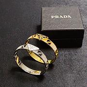 Prada Triangle Logo Bracelet - 1