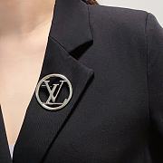 Louis Vuitton Silver Hoop Brooch - 1