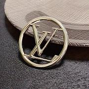 Louis Vuitton Silver Hoop Brooch - 4