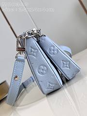 Louis Vuitton Multi Pochette Accessoires Blue Monogram - 5