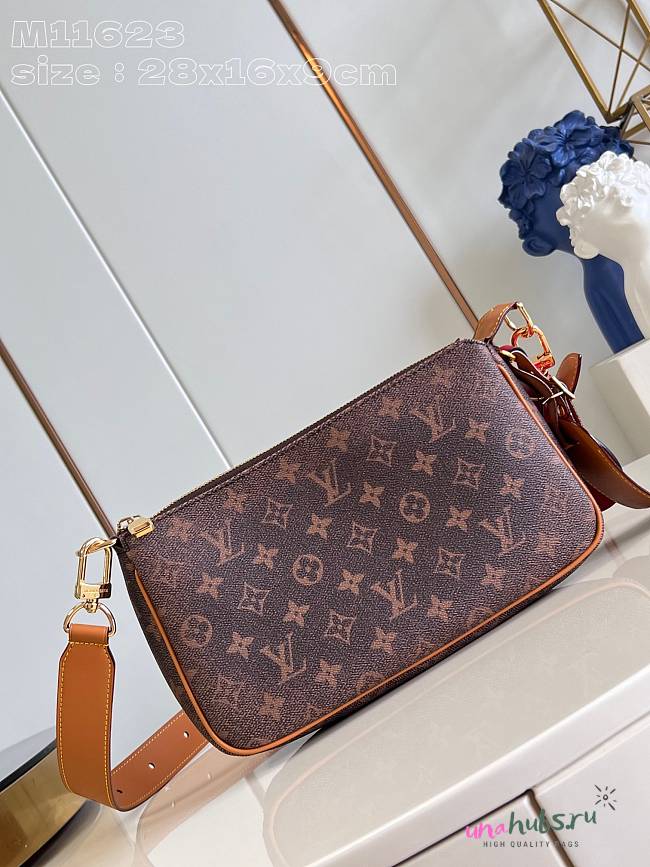 Louis Vuitton Pochette Accessoire XL Bag Material Monogram Dust Canvas - 1