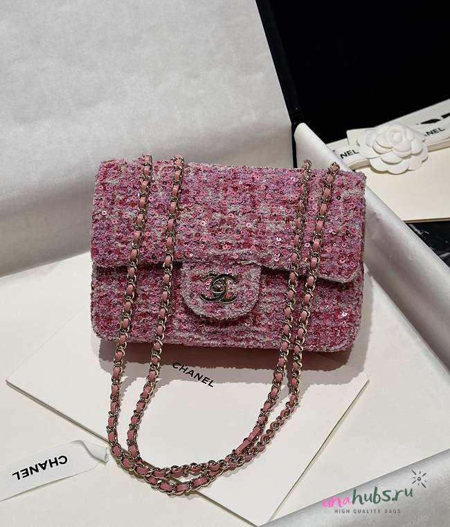 Chanel denim Pink Bag - 20x15x7cm - 1