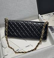 CHANEL MAXI CLUTCH BAG BLACK - 18 × 38 × 4 cm - 4