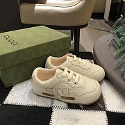 Gucci Kid Sneaker In Beige - 5