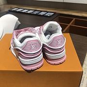 Louis Vuitton Kid Pink Monogram Sneakers - 2