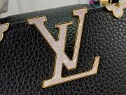 Louis Vuitton Nano Capucines Black Gold Harrdware Bag - 16.3 x 11x 6.5 - 2