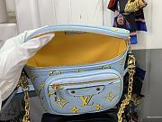 Louis Vuitton Mini Bumbag Bag Light Blue - 17 x 12 x 9.5 cm  - 6