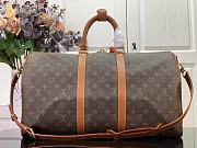 Louis Vutiton Keepall Bandoulière 50 Monogram Dust coated canvas - 50 x 29 x 23 cm - 1