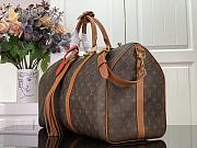 Louis Vutiton Keepall Bandoulière 50 Monogram Dust coated canvas - 50 x 29 x 23 cm - 4