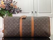 Louis Vutiton Keepall Bandoulière 50 Monogram Dust coated canvas - 50 x 29 x 23 cm - 3