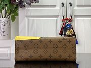 Louis Vuitton OnTheGo PM Monogram Reverse Canvas with Calfskin Patch - 25 x 19 x 11.5 cm  - 6