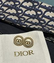 Dior Petit CD Baroque Stud Earrings - 1