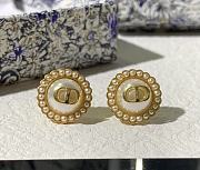 Dior Petit CD Baroque Stud Earrings - 3