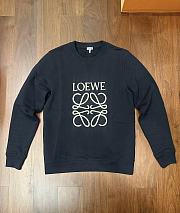 Loewe Anagram Black Sweatshirt - 1