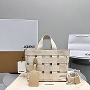 Jaquemus Le cabas Gros Grain tote bag - 39x24x15cm - 1