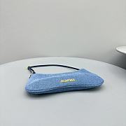 Jacquemus Le Bisou Shoulder Bag in Denim - 27x10.5cm - 4