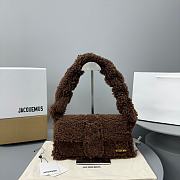 Jacquemus Le Bambidou Shearling Top-Handle Bag  - 29x15x7cm - 3