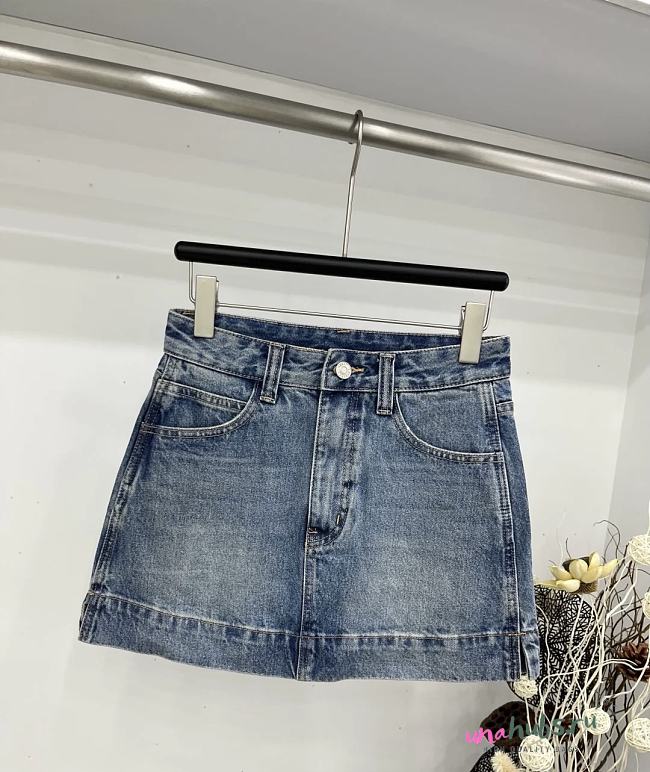 Celine Short Jeans Skirt  - 1