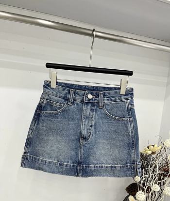 Celine Short Jeans Skirt 