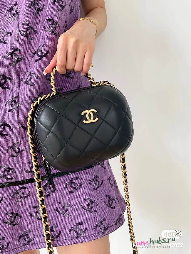 Chanel small vanity case with handle bag - 1