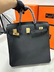 Hermès HAC Birkin 40 Black Body Gold Hardware - 5