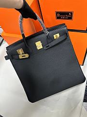 Hermès HAC Birkin 40 Black Body Gold Hardware - 3