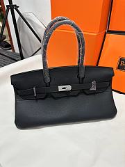 Hermes JPG Shoulder Black Birkin bag 42x21cm - 1