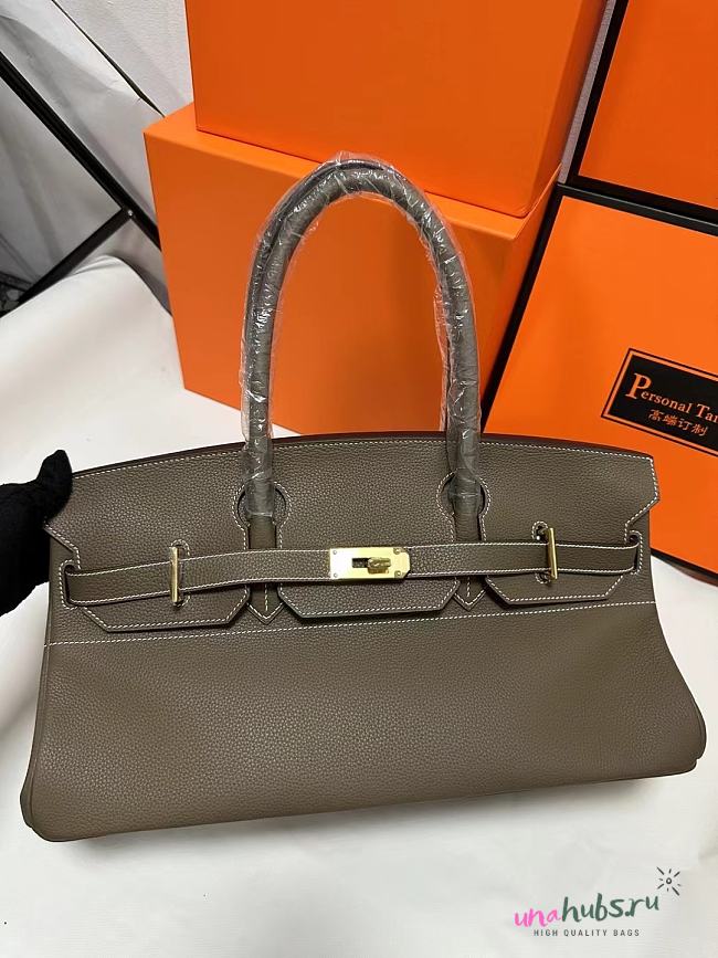 	 Hermes JPG Shoulder Taupe Birkin bag 42x21cm - 1