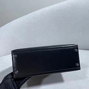 HERMÈS Kelly 28 Millenium in Black Box calfskin with Ruthenium hardware - 6