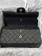 	 Chanel Strass Encrusted Sparkle Black Bag 25cm - 6