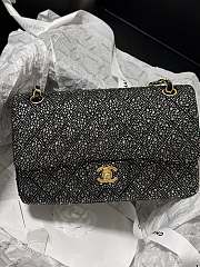 	 Chanel Strass Encrusted Sparkle Black Bag 25cm - 3