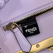 Fendi Peekaboo Purple Medium Interlace Bag - 33cm - 4