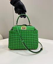 Fendi Small Peekaboo Interlace Bag 23cm - 3